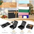 thumbnail image 5 of chalian Gift Box, 2 Pack 13 x 10 x 4 inch Large Black Gift Box with Magnetic Lids for Bithday Gifts Box Contains Card, Ribbon, Shredded Paper Filler, Box for Gift Packaging, 5 of 8