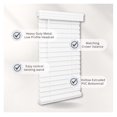 thumbnail image 2 of Cordless, 2 Inch Faux Wood Blind, 71" Wide x " Long, Window Blinds, Blinds & Shades, Blinds for Indoor Windows, Smooth, Bright White - 71" x ",Bright White, 2 of 7