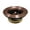 Copper, variant on Kingston Brass K461BMB Stainless Steel Bar Sink Basket Strainer with Brass Nut in Matte Black