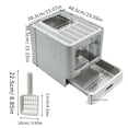 thumbnail image 4 of BingoPaw Stainless Steel Tray Cat Litter Box Front Entry Top Exit Kitty Toilet Box with Litter Scoop, 4 of 10
