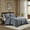 Blue, variant on King Size Bed In A Bag, King/Cal King Ruched Fur Down Alternative Comforter Set, Black Cotton Bedding Set,Polyester Bed Sheet Set, Household Supplies & Décor Bedding Bedding Sets