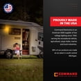 thumbnail image 5 of Command Electronics OEM 12V LED RV & Trailer Sealed Elliptical Tail Light with Backup Utility and License Plate Bracket - Made in USA - Hardware & Connectors Included | 1 Pack, 5 of 8