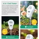 thumbnail image 3 of Medidor de Suelo 6 en 1, Humedad, PH, Temperatura, Humedad, Luz Solar, PH, Humedad, para Plantas de Jardín, 3 of 5