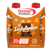 Premier Protein Indulgence Protein Shake, Salted Caramel Truffle, 30g Protein, 11 fl oz, 4 Ct