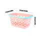 thumbnail image 3 of Cesta de Malla Portátil para Almacenamiento - Organizador de Plástico para Baño, Cocina y Hogar - Amarillo o Rosa, 24 X 17 X 13 Cm, 3 of 6
