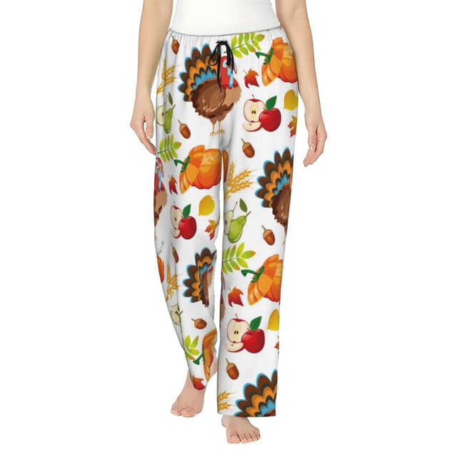 Balery Pantalones de pijama para mujer, pijamas ultraligeros, pantalones de estar por casa-Small