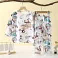thumbnail image 2 of larppty Big Girls Cute Pajama Sets Long Sleeve Tops and Pant Teens Sleepwear 2 Piece Pjs Clothes(12-13 Years,Mint Green), 2 of 3