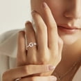 thumbnail image 3 of KeyStyle 925 Sterling Silver Initial Rings for Women Adjustable Letter Alphabet A-Z Ring Jewelry Mother Day Gift for Mom, 3 of 10