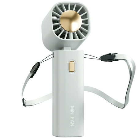 

Portable Neck Fan Hand Free Personal Hanging Neck Sports Fan USB Rechargeable