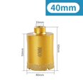 thumbnail image 1 of Core Drill Bits Hole Cutter Vacuum Brazed for Tiles Porcelain Marble Granite 40Mm, 1 of 6