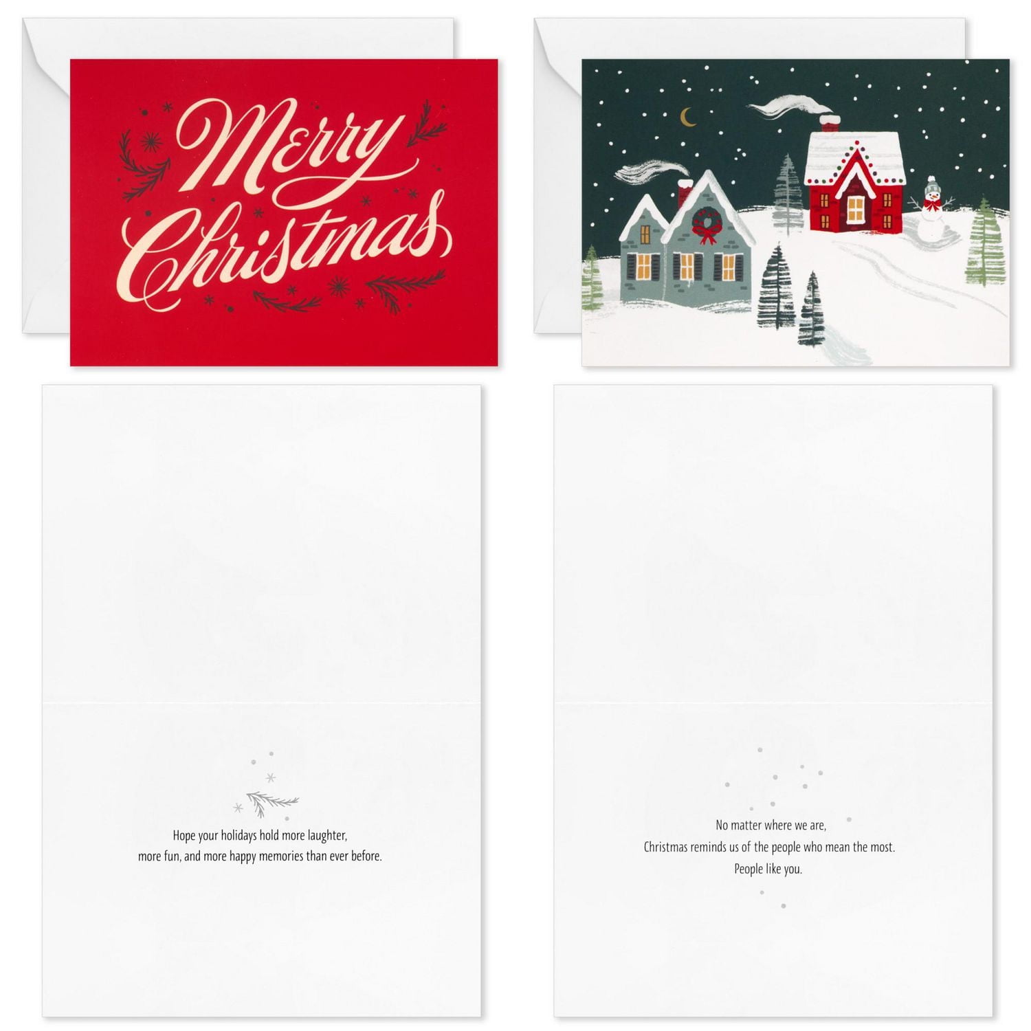 Connections From Hallmark Assorted Boxed Christmas Cards (Winter Wonder), 20 ct.