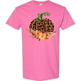 thumbnail image 3 of Inktastic Cheetah Print Pretty Pumpkin with Fall Leaves T-Shirt, 3 of 5