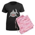 thumbnail image 5 of CafePress - Shark Women's Dark Pajamas - Women's Short Sleeve Print T-Shirt and Pants Dark Cotton Pajama Set, 5 of 7