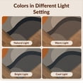 thumbnail image 7 of Design&I 4'x6' Washable Area Rug Pet Friendly & Non-Slip Built-In Grip Orange Gray Abstract Geometric Design Elegant Curves and Bold Contrasts in Modern Style for Reading Nook, Bedroom, 7 of 7