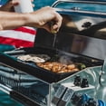 thumbnail image 4 of Magma A10-195-2 Reversible Griddle for 9"x18" Grill Surface | Cast Aluminum Grill Griddle | Non-Stick Cooking Surface | Portable BBQ Accessory, 4 of 5