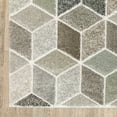 thumbnail image 5 of 8' X 11' Beige Brown Grey Tan Sage And Pale Blue Geometric Power Loom Stain Resistant Area Rug, 5 of 10