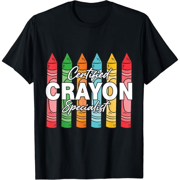 crayon tees men crayons adult crayon T-Shirt men and women can wear, black, white, gifts