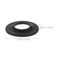HAMPPLIES Rubber Bathtub Drain Gaskets, Black, for Home, Tight Seal ...