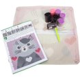 thumbnail image 3 of GEX DIY Latch Hook Kit Needlecrafts Gift Rug Cushion Cover Cute 16''by16'', 3 of 5