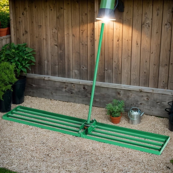 8x75 Inch Lawn Leveling Rake, Robust Tool for Easy and Effective Lawn Maintenance and Yard Levelling
