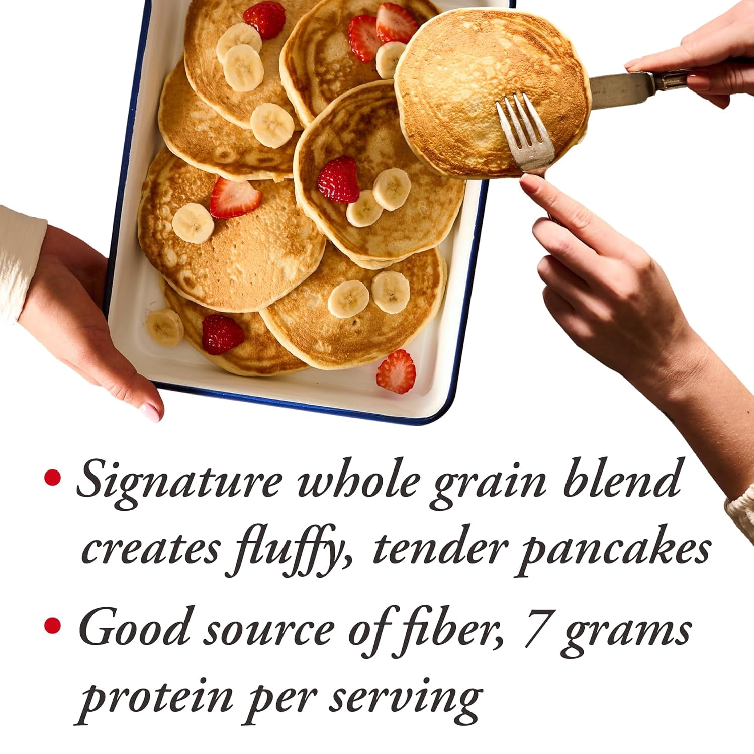 Bob's Red Mill, Buttermilk Pancake & Waffle Mix, Whole Grain, 24 oz Pack of 4