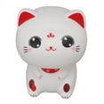 thumbnail image 1 of Lucky Cat Sculpture,Cute Cat Ornament Solar Cute Cat Ornament Solar Lucky Cat Elevated Design, 1 of 8