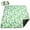 Green Leaves, variant on Extra Large(79 "x 83") Picnic Blanket, 3-Layer Thicking Outdoor Camping Blanket, Machine Washable Beach Blanket, Waterproof and Wear-Resistant, Soft and Comfortable