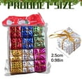 thumbnail image 3 of Christmas Decorations 2.5Cm Laser-Cut Mini Gift Bag/ Box Ornaments Sparkling Christmas Tree Decorations Small Present Hanging Packs For Xmas DIY Craft, 3 of 5