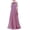 Plum, variant on Women Chiffon Crochet Bridesmaid Sleeveless Dress Cocktail Evening Homecoming Maxi Long Dress Lavender 12