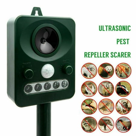 SEIWEI Outdoor Solar Animal Ultrasonic Repeller Waterproof Motion
