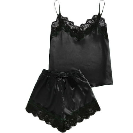 

fvwitlyh plus Size Bustier Pajamas for Women Sleepwear Nightwear Pajama Sets Women Strap Sleeveless Lace Womens Pajamas