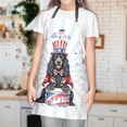 thumbnail image 3 of Happy 4th of July Patriotic Afghan Hound Marching Band Uniform Balloons Fireworks Apron Dog Lover for Cooking Grilling Baking Painting Gardening - 13009, 3 of 5