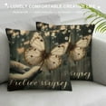 thumbnail image 3 of Nawypu HUYAW Farmhouse Rustic Butterfly Believe Faith Love Throw Pillow Covers, Inspirational Butterfly Gifts for Women, Motivational Quotes Pillow Cases Home Room Bed Sofa Decor, 3 of 5