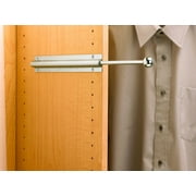 Rev-A-Shelf Easy Installation 12" Standard Closet Rods, Chrome
