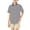 Grey, variant on Hiijoy Toddler Boys Button Down Shirt Solid Short Sleeve Casual Vacation Shirt, Sizes 3-13