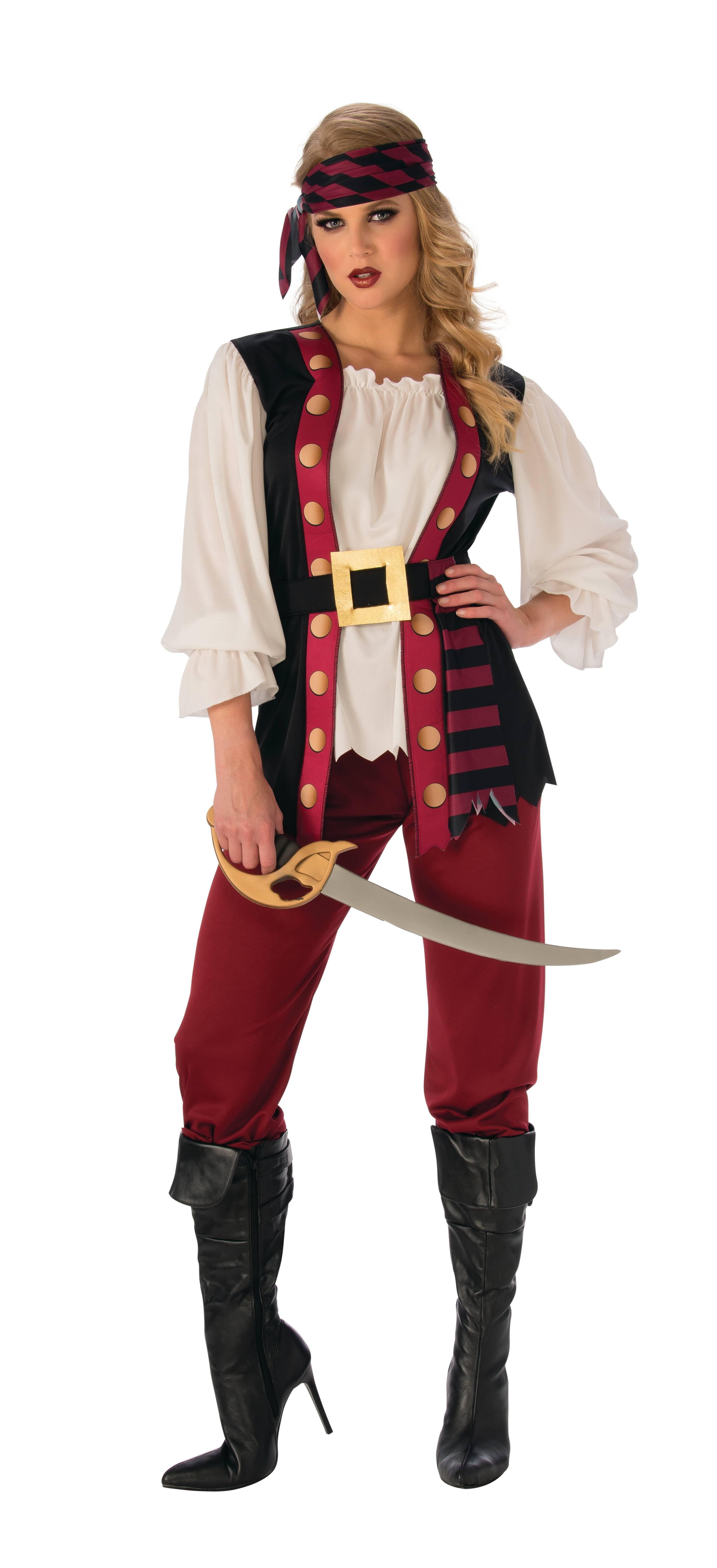 WAY TO CELEBRATE! Women Pirate Halloween Costume Large