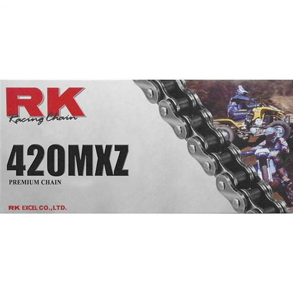 RK Racing Chain 420MXZ-118 118-Links MX Chain with Connecting Link