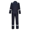 thumbnail image 2 of Portwest C814 Iona Lightweight Reflective Cotton Coverall Khaki, 5X-Large, 2 of 5