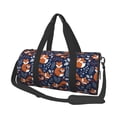 thumbnail image 1 of Fotbe Cute Foxes Bolsa Deportiva de Lona Plegable con Estampado, Bolsa de Gimnasio con Bolsillo Seco/Húmedo, Bolsa de Viaje Ultraligera de Gran Capacidad, 1 of 6