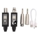 thumbnail image 2 of Adaptador UHF XLR, Receptor Transmisor De Micrófono Inalámbrico Recargable Por USB De ABS De Metal De 2,4 GHz Para Cámara DSLR, 2 of 7