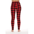thumbnail image 3 of Just Love Ugly Christmas Holiday Leggings (Buffalo Plaid, 3X), 3 of 3