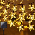 thumbnail image 1 of JFBUJC Solar Powered String Lights 7m 50 Led Waterproof Star Solar Christmas Lights Decorative For Party, Wedding, Garden, 1 of 4