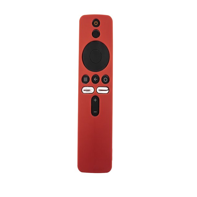 Housse de Protection Souple Silicone Peau Boîtier de Contrôle à Distance pour -Mi Mi Boîte S Mi Boîte 4 Contrôleur Rouge