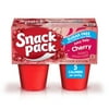Snack Pack Sugar Free Cherry Flavored Juicy Gels, 4 Count Snack Cups
