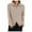 Khaki, variant on GigrtiJin Womens Zipper Sweater Jacket Solid Color Collar Knitted Cardigan Sweater Trendy Casual Warm Sweaters Coats