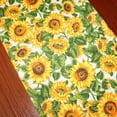 thumbnail image 2 of Cotton Print Table Runner Floral Sunflowers Fields, 2 of 2
