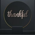 thumbnail image 5 of Thankful Sign Wood Wall Decor Art Cutout Letter Word Laser Cut Unfinished Decorative Thanksgiving Day for Living Room Home Door Farmhouse Porch Bedroom Decoration 11.8 x 4.7 Inch,Camel, 5 of 7