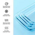 thumbnail image 3 of Borosilicate Glass Oven Dishes with Lids - Powder Blue, 3 of 9