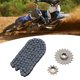 thumbnail image 1 of T8F 11t Sprocket, 116 Enjues T8f Cadena de Transmisión de Transmisión Buena Resistencia Al Desgaste de Acero Metálico para Mini Motocicletas, 1 of 7