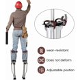 thumbnail image 3 of 2 Pack Drywall Stilts Heel Bracket Replacement Kits, Stilt Heel Bracket Replacement Kit Aluminum Adjustable Part for Painting(Silver), 3 of 9